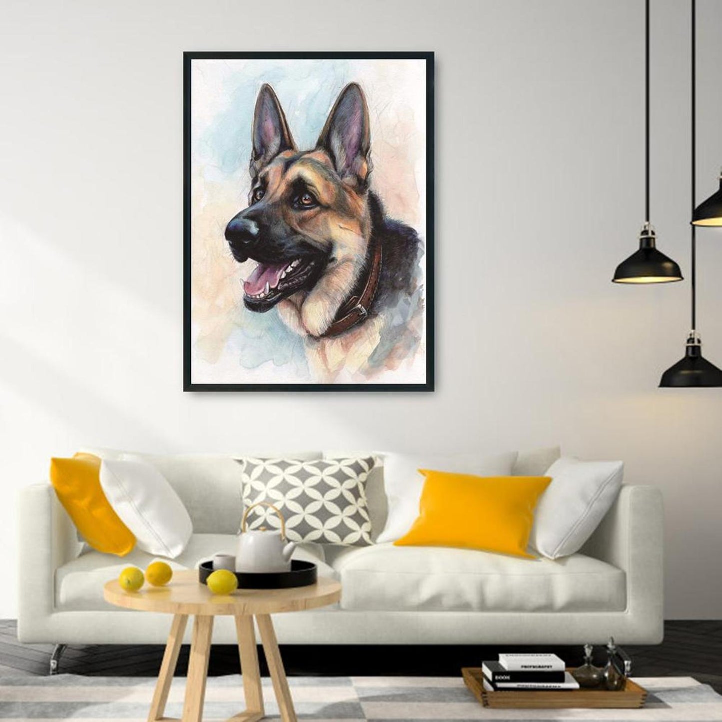 Dog - 11CT Stamped Cross Stitch 36x46CM - Diy