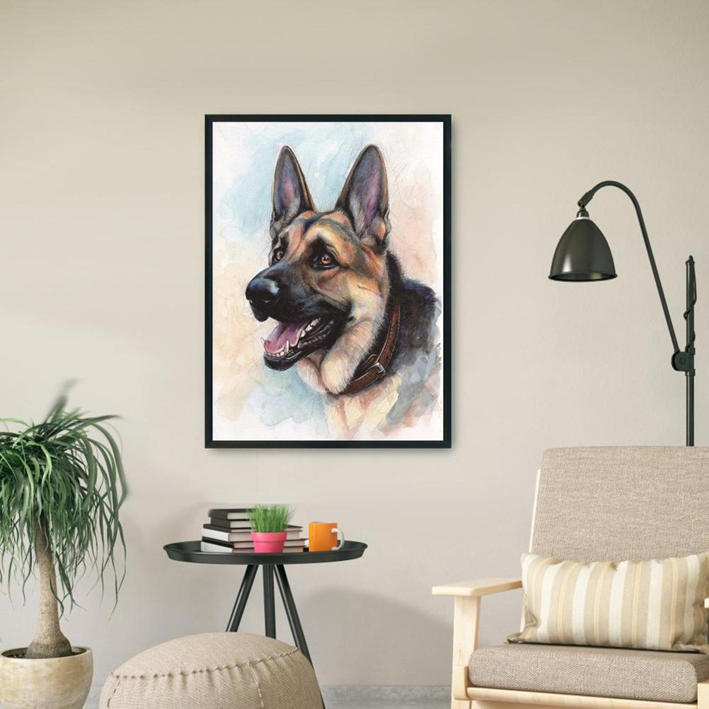 Dog - 11CT Stamped Cross Stitch 36x46CM - Diy