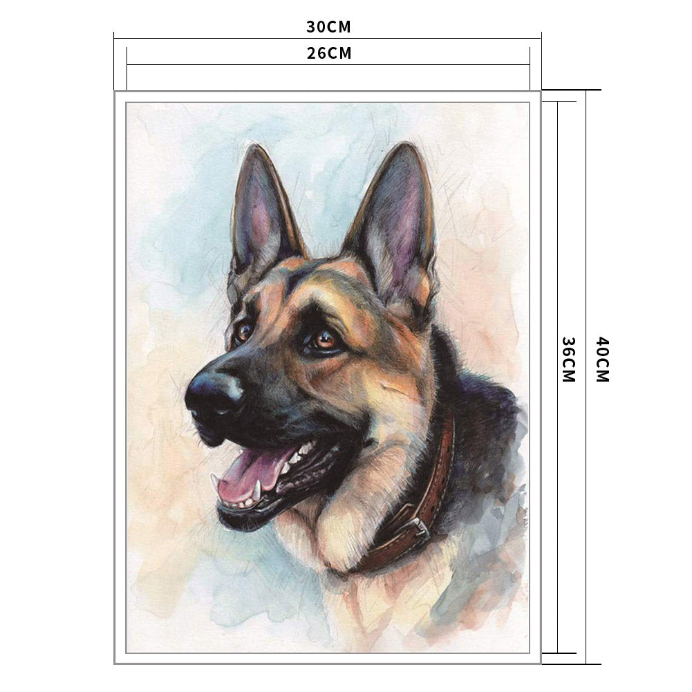 Dog - 11CT Stamped Cross Stitch 36x46CM - Diy
