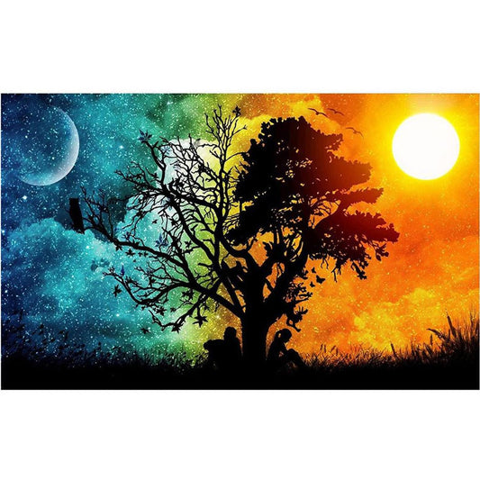 Scenery - 11CT Stamped Cross Stitch 35x50CN - Diy
