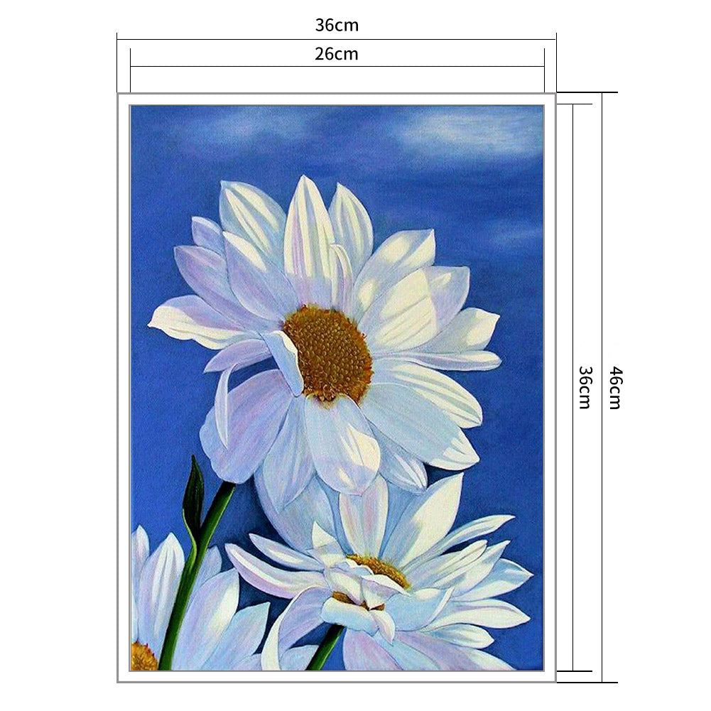 Sunflower - 11CT Stamped Cross Stitch 36x46CM - Diy