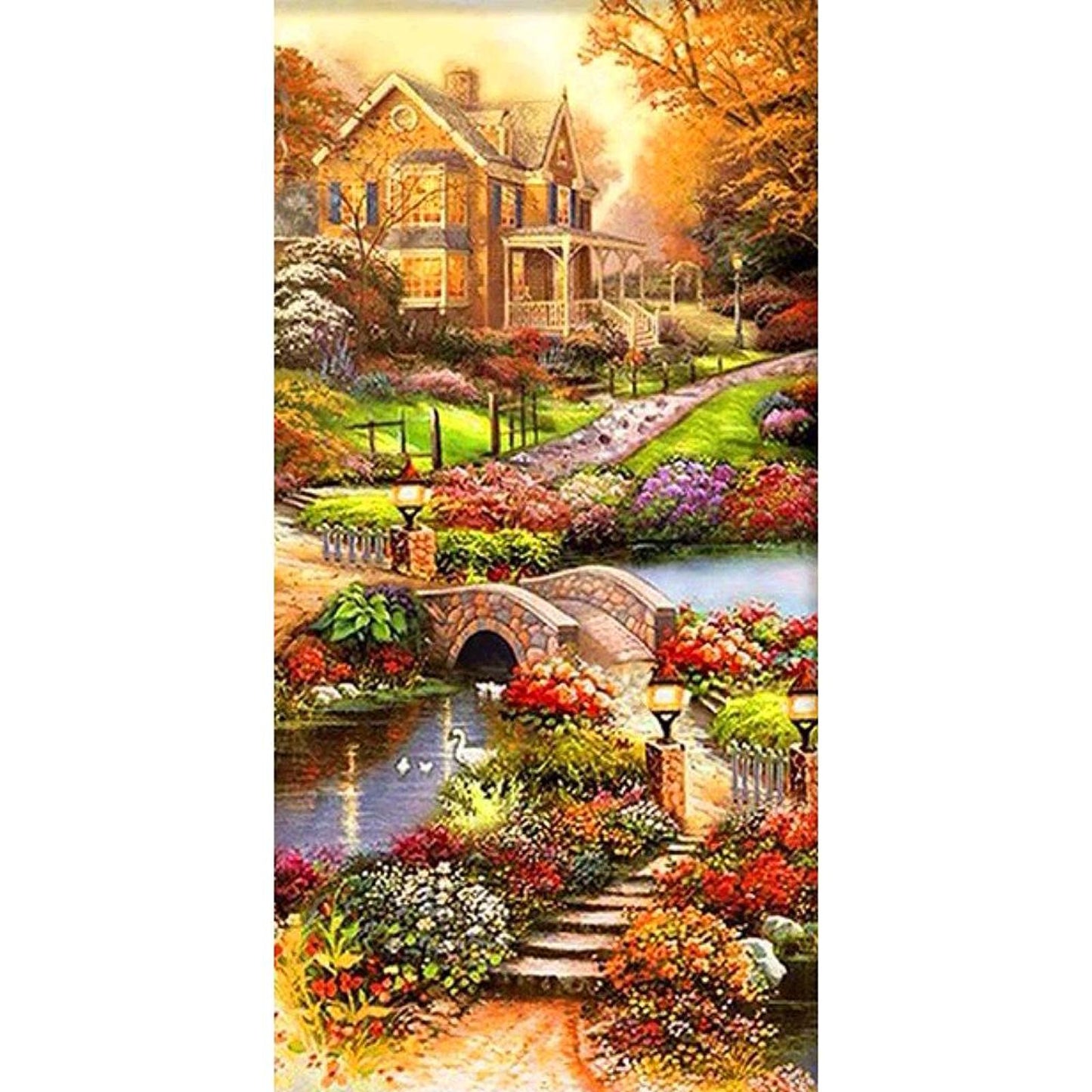 Still Life - 11CT Stamped Cross Stitch 40x85CM - Diy