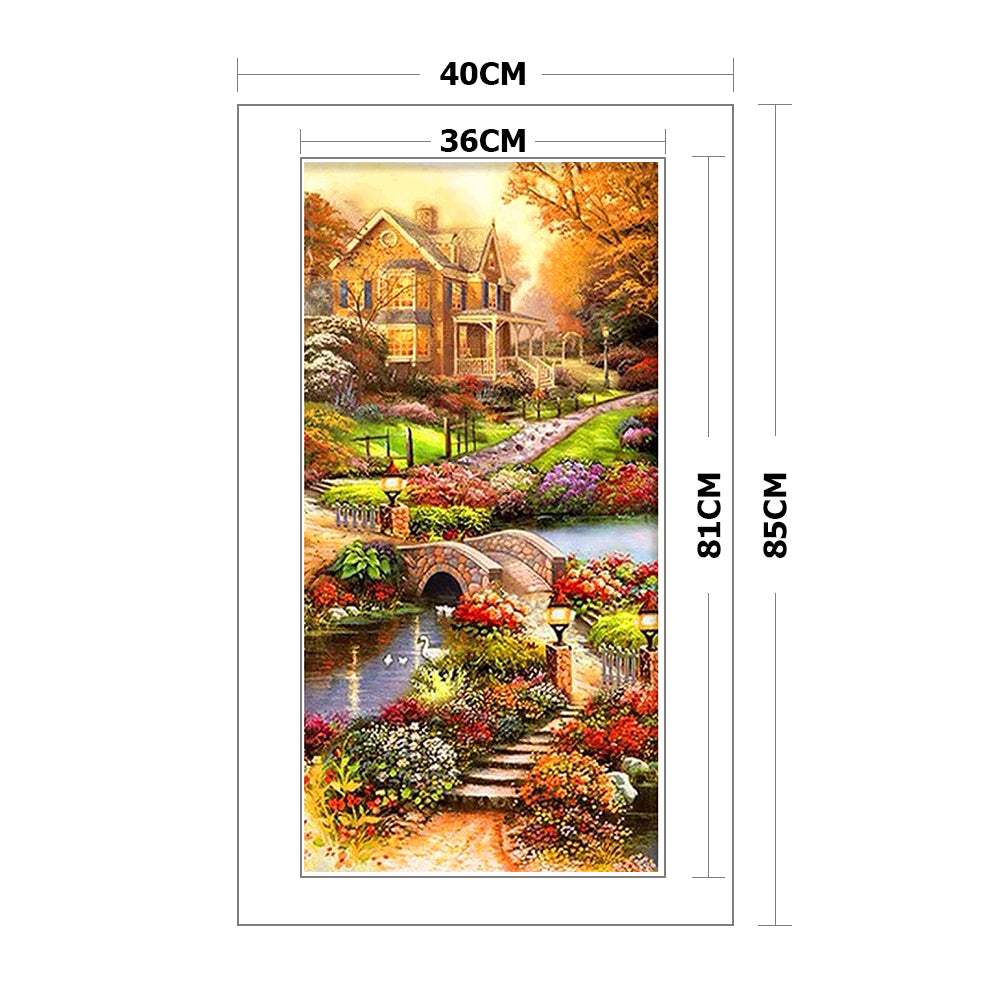 Still Life - 11CT Stamped Cross Stitch 40x85CM - Diy