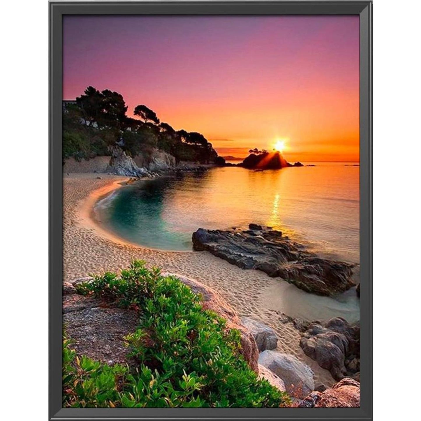 Scenery - 11CT Stamped Cross Stitch 40x50CM - Diy
