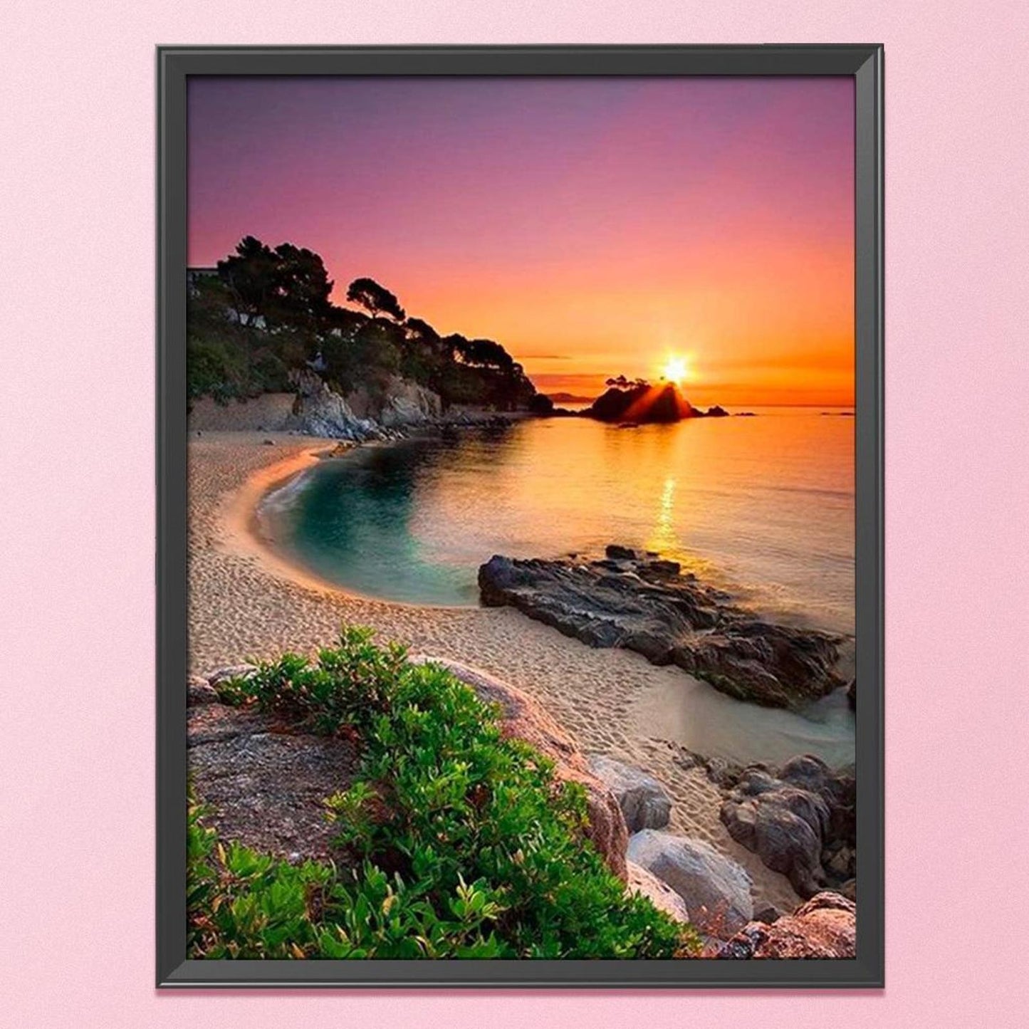 Scenery - 11CT Stamped Cross Stitch 40x50CM - Diy