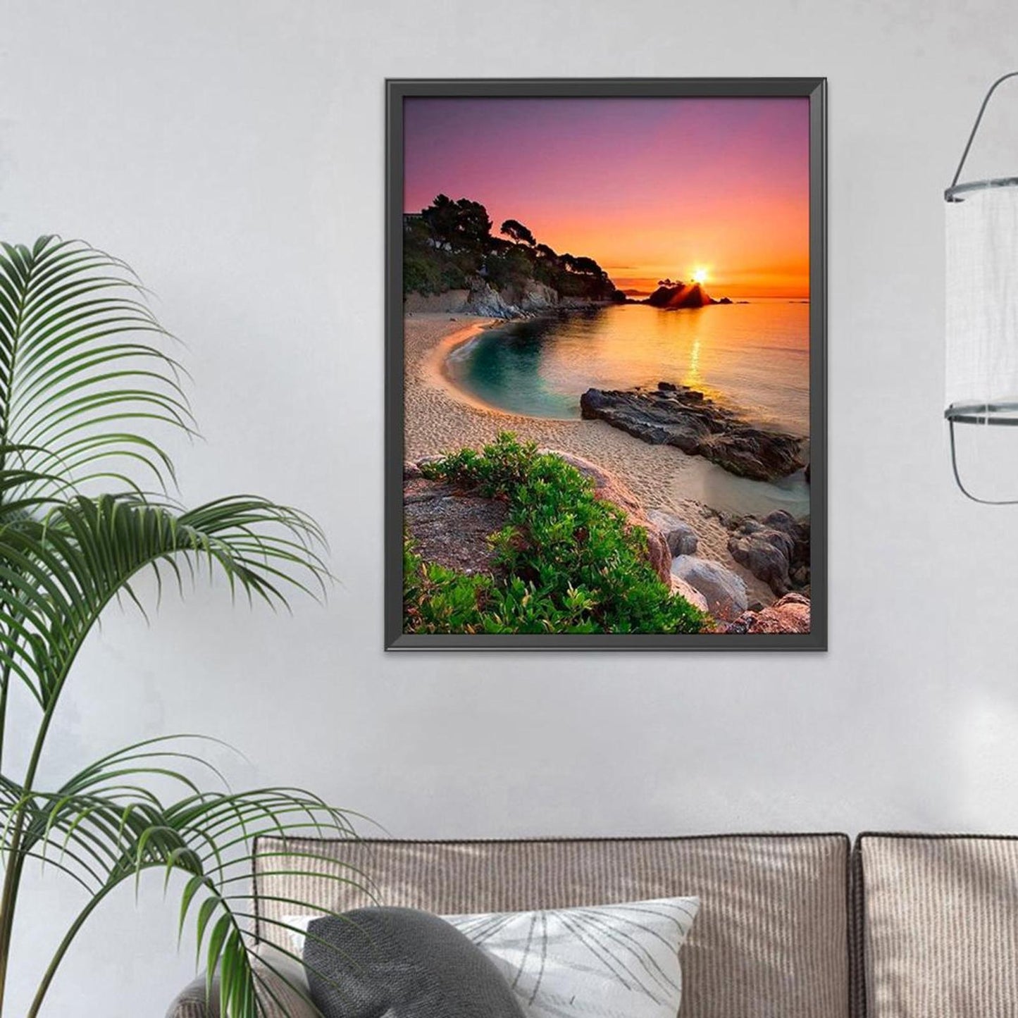 Scenery - 11CT Stamped Cross Stitch 40x50CM - Diy