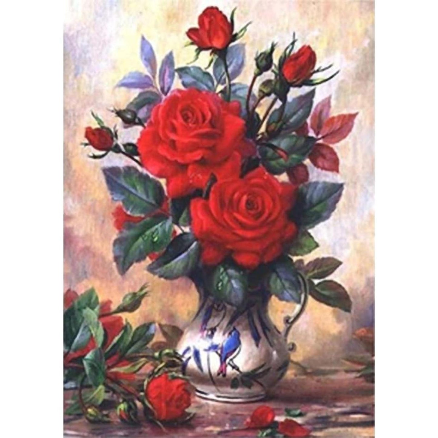 Flowers - 11CT Stamped Cross Stitch 40x50CM - Diy