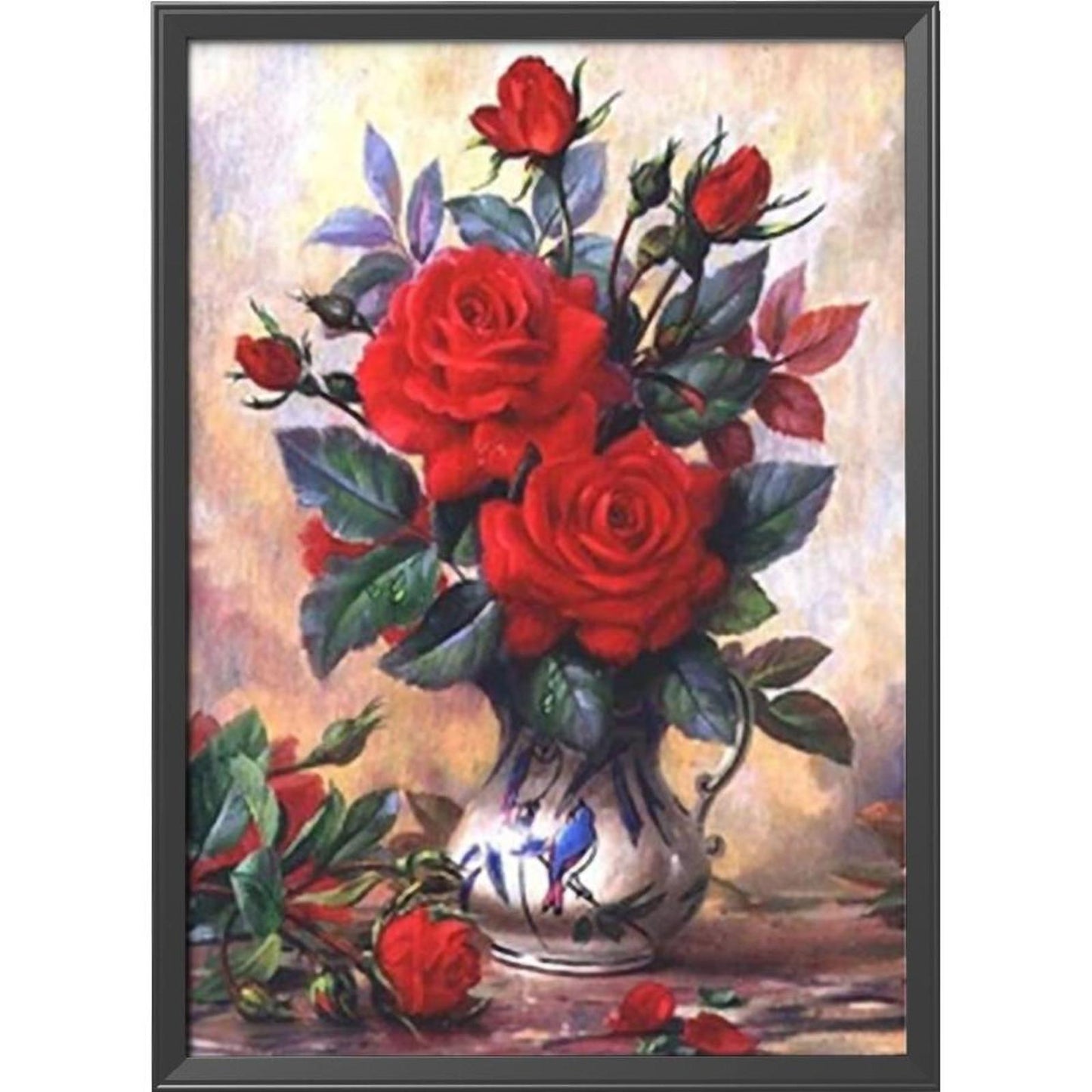 Flowers - 11CT Stamped Cross Stitch 40x50CM - Diy