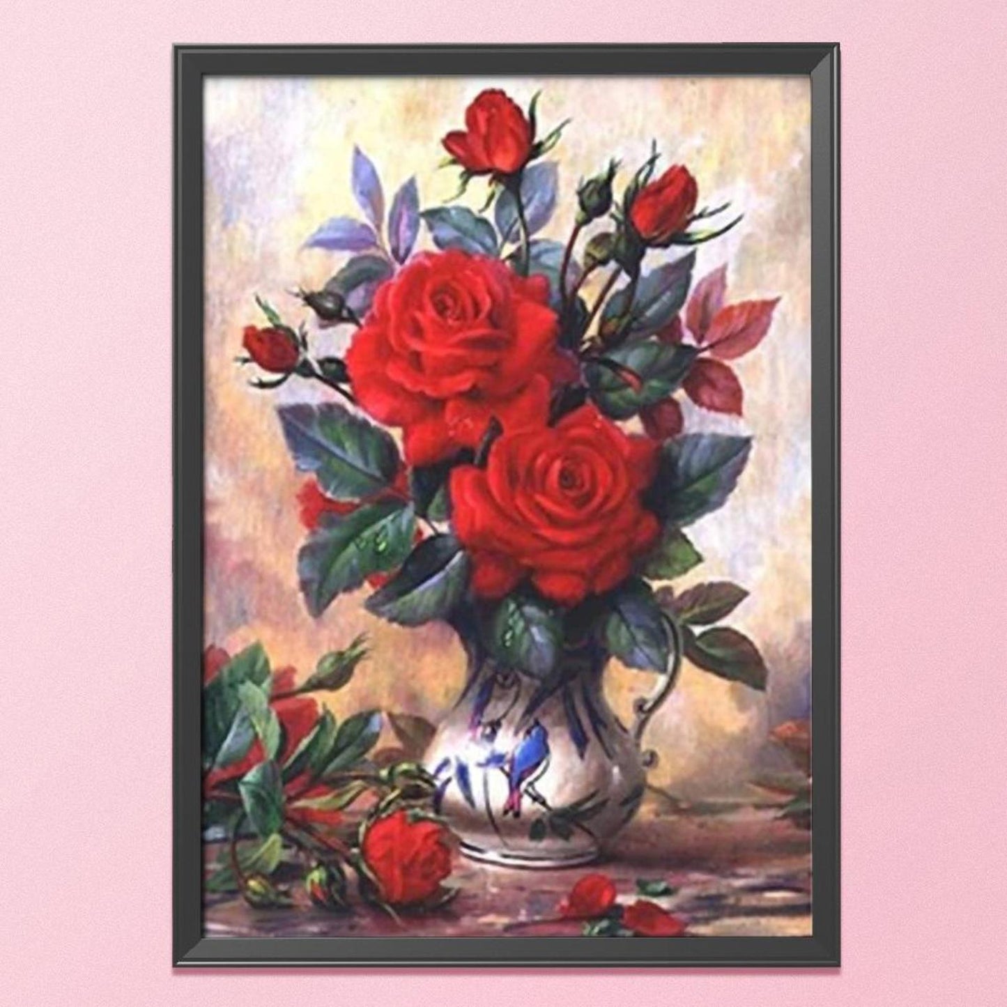 Flowers - 11CT Stamped Cross Stitch 40x50CM - Diy