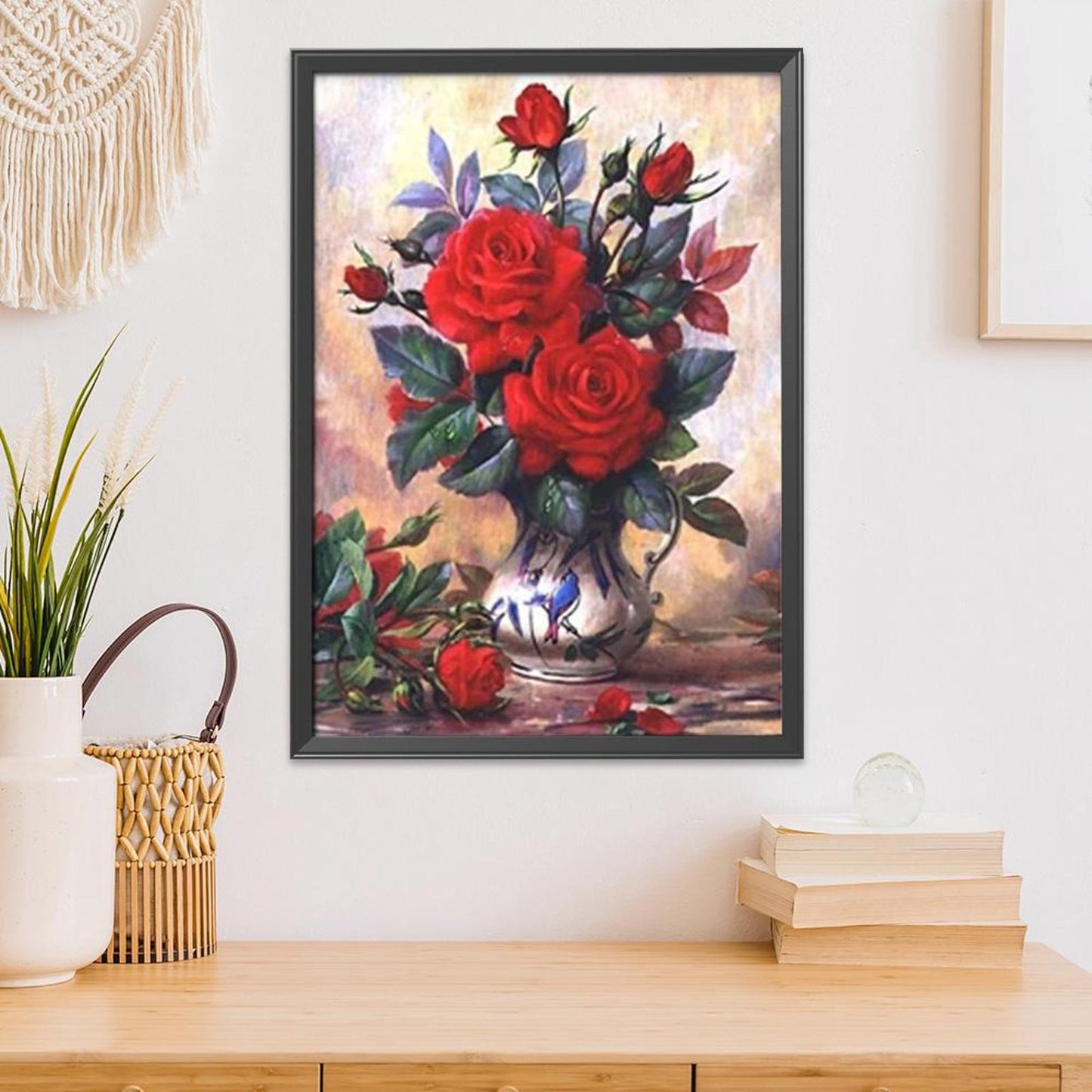 Flowers - 11CT Stamped Cross Stitch 40x50CM - Diy