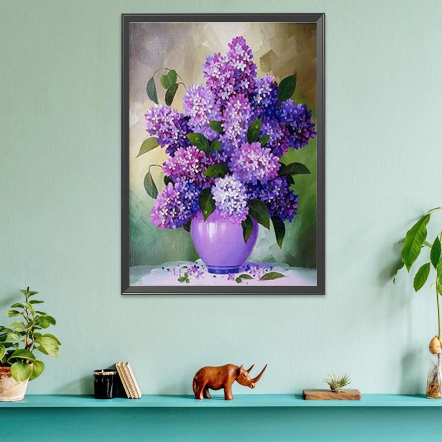 Flowers - 11CT Stamped Cross Stitch 40x50CM - Diy