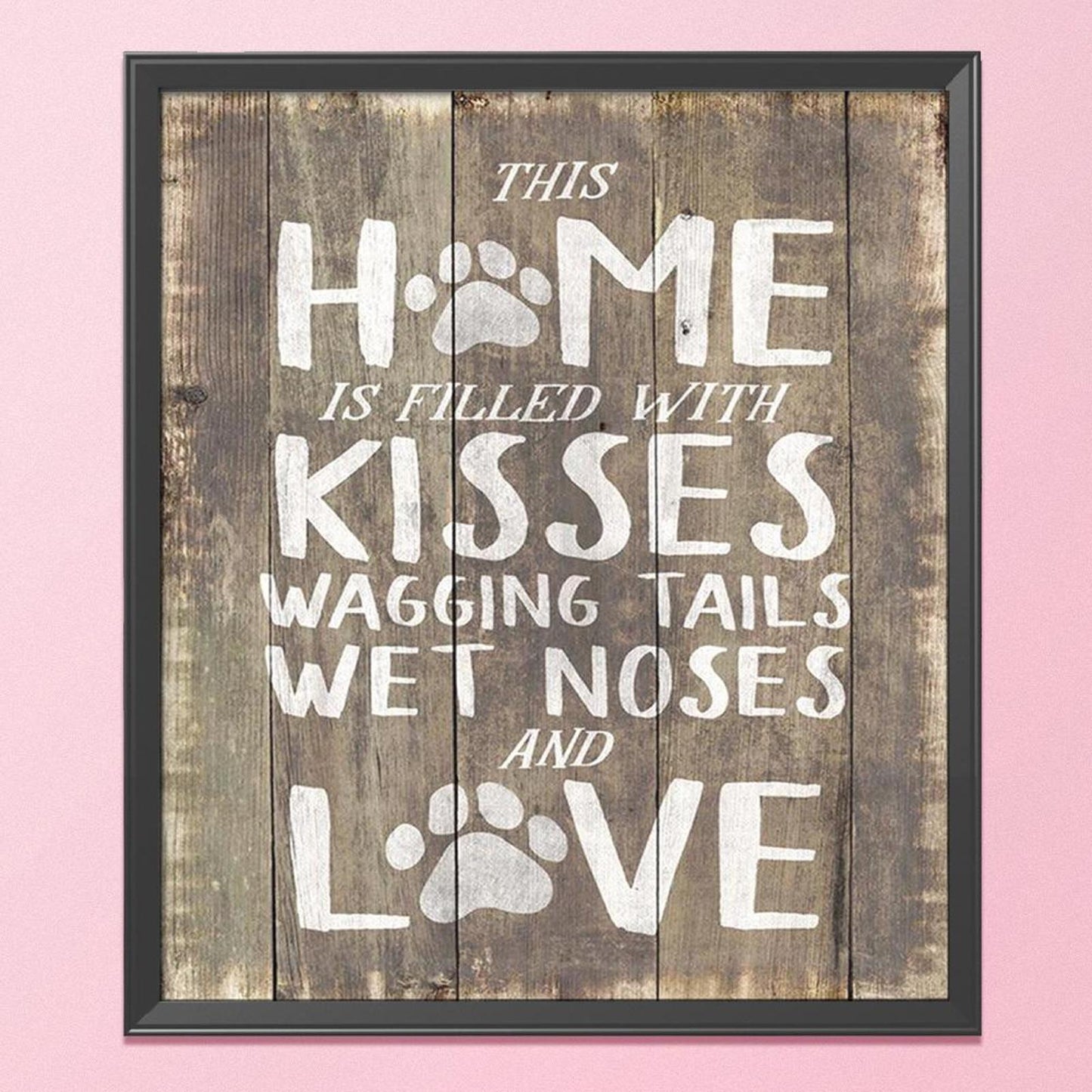 Home - 11CT Stamped Cross Stitch 46x52CM - Yishu