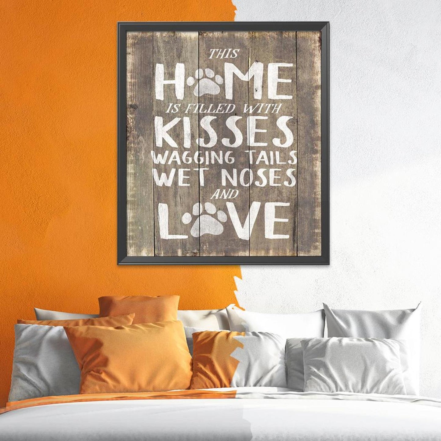 Home - 11CT Stamped Cross Stitch 46x52CM - Yishu