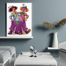 Load image into Gallery viewer, Clown 30*40CM(Canvas) Full Round Drill Diamond Painting
