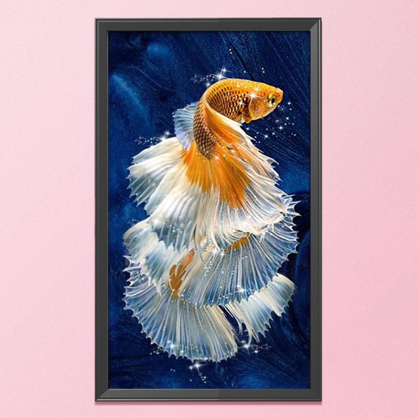 Goldfish - 11CT Stamped Cross Stitch 30x55CM - Yishu