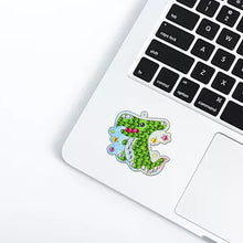 Load image into Gallery viewer, 6pcs Diamond Set Art Round Drill Dinosaur World Sticker DIY Painting Art Decal
