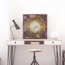 Load image into Gallery viewer, DIY Diamond Clock Drawing Resin Handmade Special Shaped Painting Wall Craft
