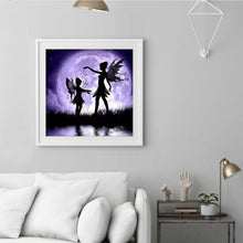 Load image into Gallery viewer, Blue Fairy 30*30CM(Canvas) Full Round Drill Diamond Painting
