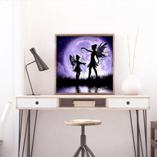 Load image into Gallery viewer, Blue Fairy 30*30CM(Canvas) Full Round Drill Diamond Painting
