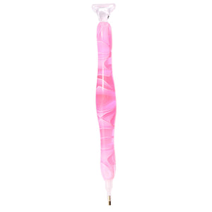 DIY Diamond Painting Pen Rhinestones Pictures Point Drill Pen (Pink)