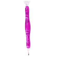 Load image into Gallery viewer, DIY Diamond Painting Pen Rhinestones Pictures Point Drill Pen (Dark Pink)
