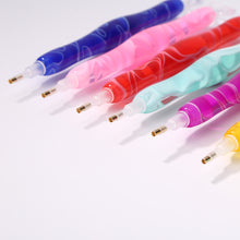Load image into Gallery viewer, DIY Diamond Painting Pen Rhinestones Pictures Point Drill Pen (Dark Pink)
