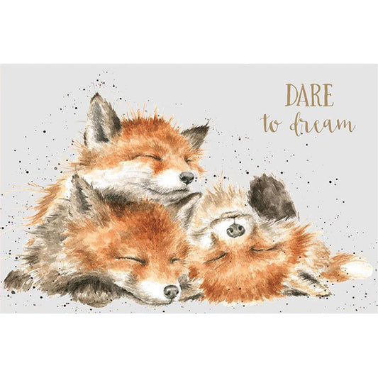 Fox - 11CT Stamped Cross Stitch 40x30CM - Yishu