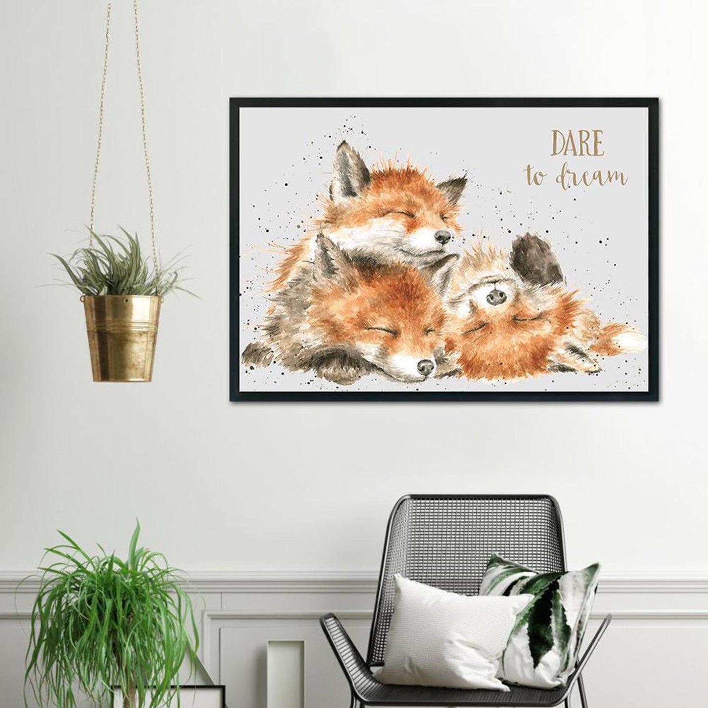 Fox - 11CT Stamped Cross Stitch 40x30CM - Yishu