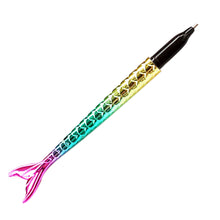 Load image into Gallery viewer, Point Drill Pen Diamond Painting DIY Fish Tail Rhinestone Craft Tool (Red)
