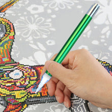 Load image into Gallery viewer, 5D DIY Diamonds Painting Tool Art Handmade Plastic for Kids(Drill pen -green )
