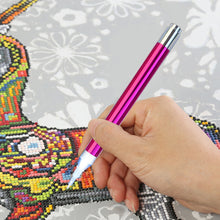 Load image into Gallery viewer, 5D DIY Diamonds Painting Tool Art Handmade Plastic for Kids(Drill pen -Rose red)
