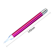 Load image into Gallery viewer, 5D DIY Diamonds Painting Tool Art Handmade Plastic for Kids(Drill pen -Rose red)
