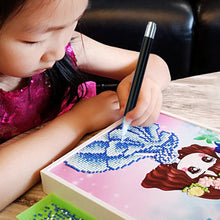 Load image into Gallery viewer, 55D DIY Diamonds Painting Tool Art Handmade Plastic for Kids(Drill pen -black )
