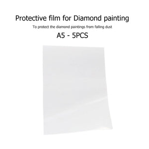 5pcs Release Paper Replacement Anti-Dirty DIY Diamond Painting Cover (A5)