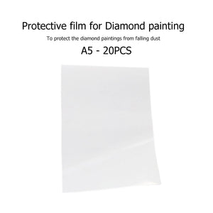 20pcs Release Paper Replacement Anti-Dirty DIY Diamond Painting Cover (A5)