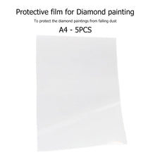 Load image into Gallery viewer, 5pcs Release Paper Replacement Anti-Dirty DIY Diamond Painting Cover (A4)
