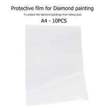 Load image into Gallery viewer, 10pcs Release Paper Replacement Anti-Dirty DIY Diamond Painting Cover (A4)
