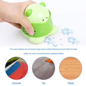 Mini Diamond Painting Drill Desktop Vacuum Cleaner Cleaning Machine (Green)
