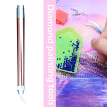 Load image into Gallery viewer, 5D DIY Diamond Painting Luminous Pen Embroidery Nail Art Craft Tool (Gold)
