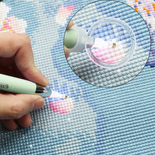 Load image into Gallery viewer, 5D DIY Diamonds Art Painting Kit 12.5cm Plastic for Drawing Craft (Green B)
