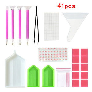 5D DIY Bead Sorting Trays Handmade Plastic Diamond Storage Containers Craft Arts