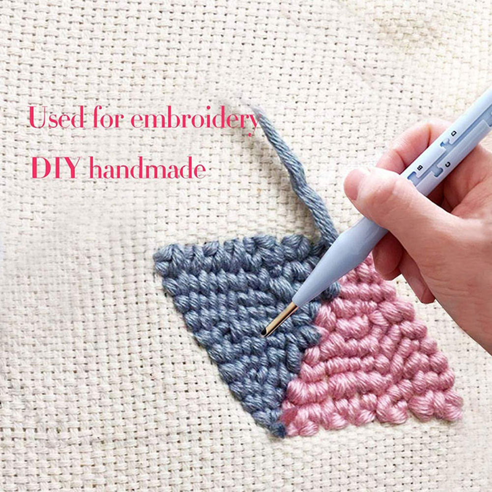 24x24CM Cotton Monks Cloth Punch Needle Needlework DIY Embroidery Fabric