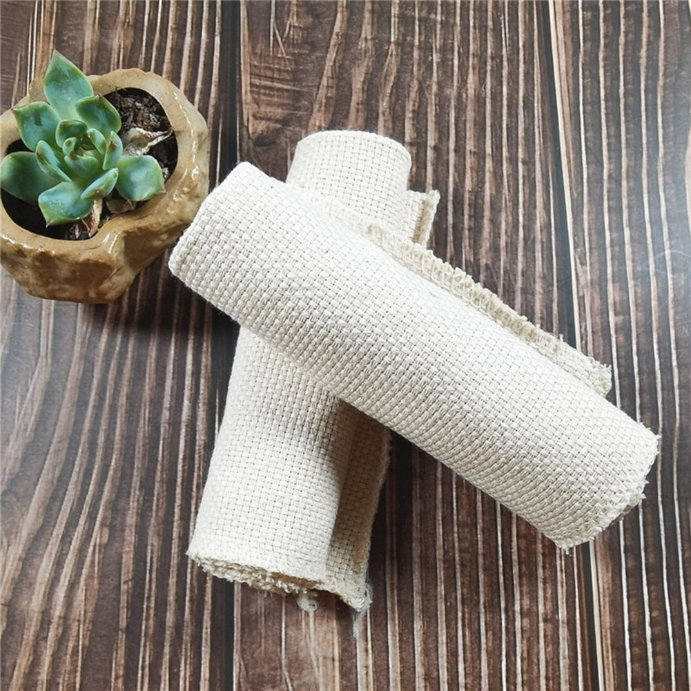 36x36CM Cotton Monks Cloth Punch Needle Needlework DIY Embroidery Fabric
