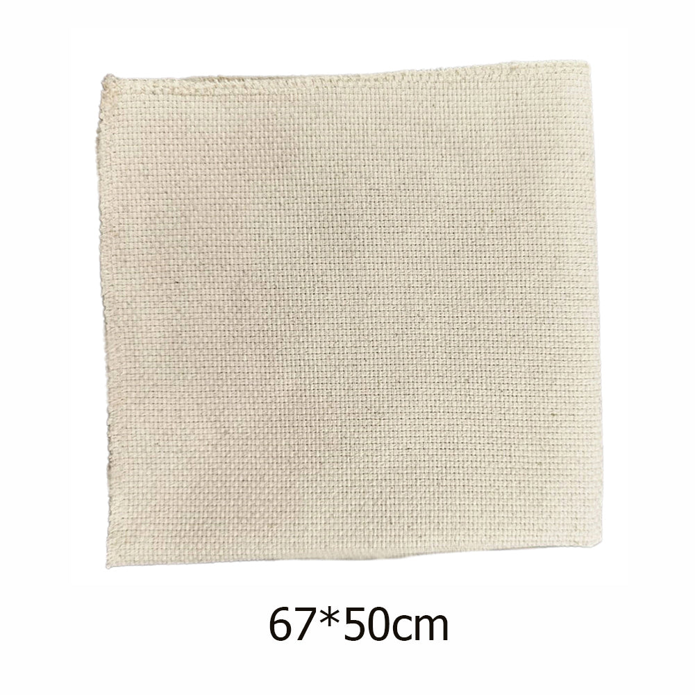 67x50CM Cotton Monks Cloth Punch Needle Needlework DIY Embroidery Fabric