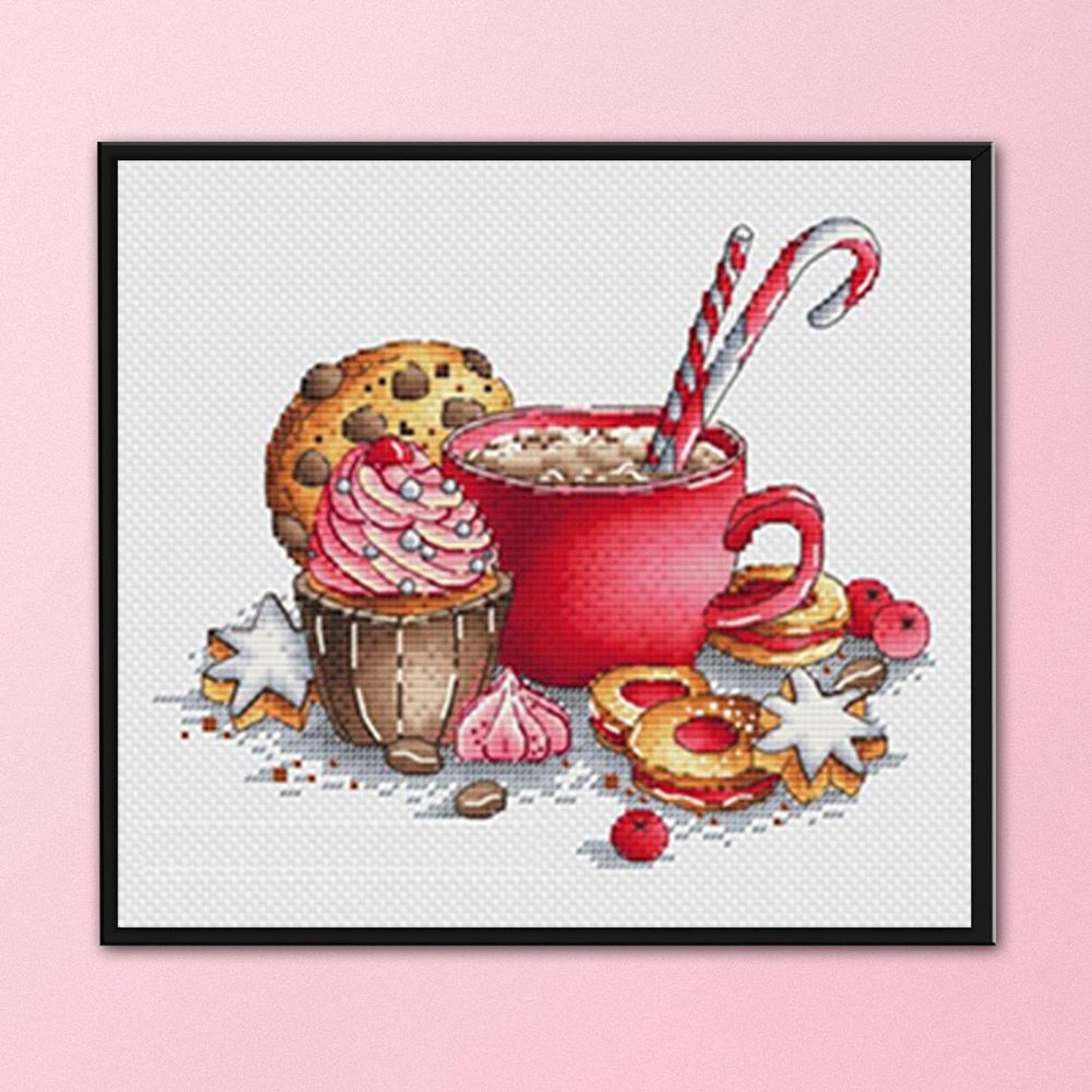 Kitchen Wares - Full 11CT Stamped Cross Stitch 25x21CM - Yishu