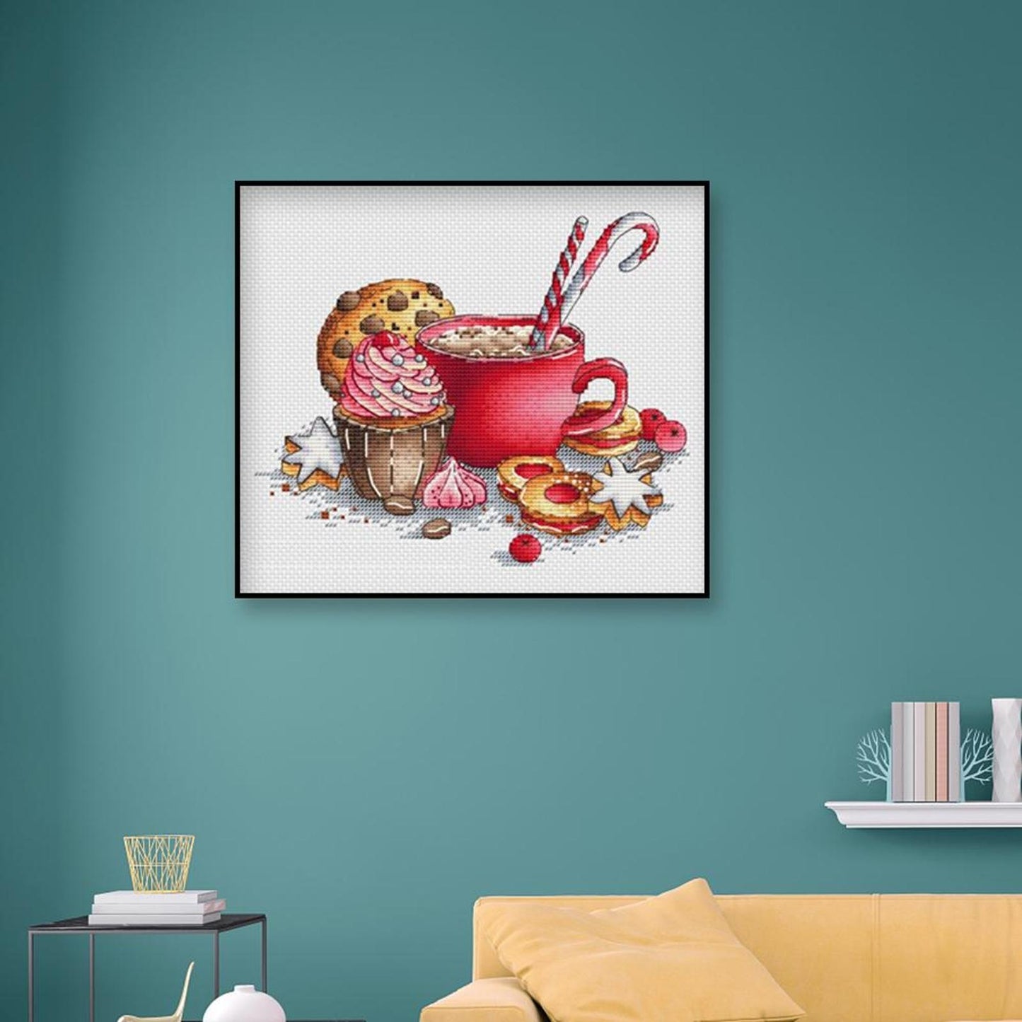 Kitchen Wares - Full 11CT Stamped Cross Stitch 25x21CM - Yishu