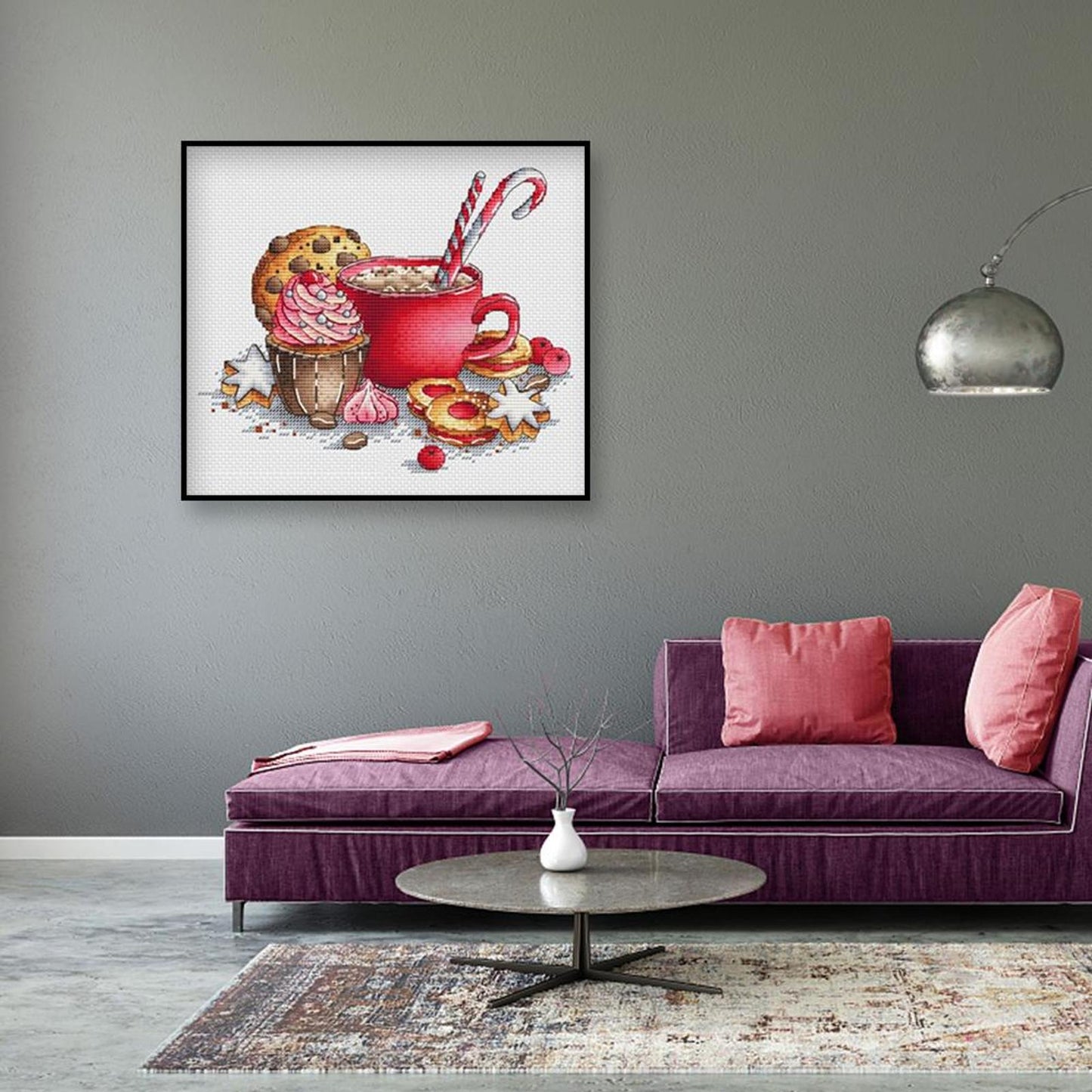 Kitchen Wares - Full 11CT Stamped Cross Stitch 25x21CM - Yishu