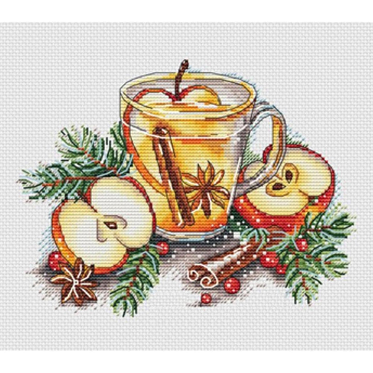 Kitchen Wares - Full 11CT Stamped Cross Stitch 25x21CM - Yishu
