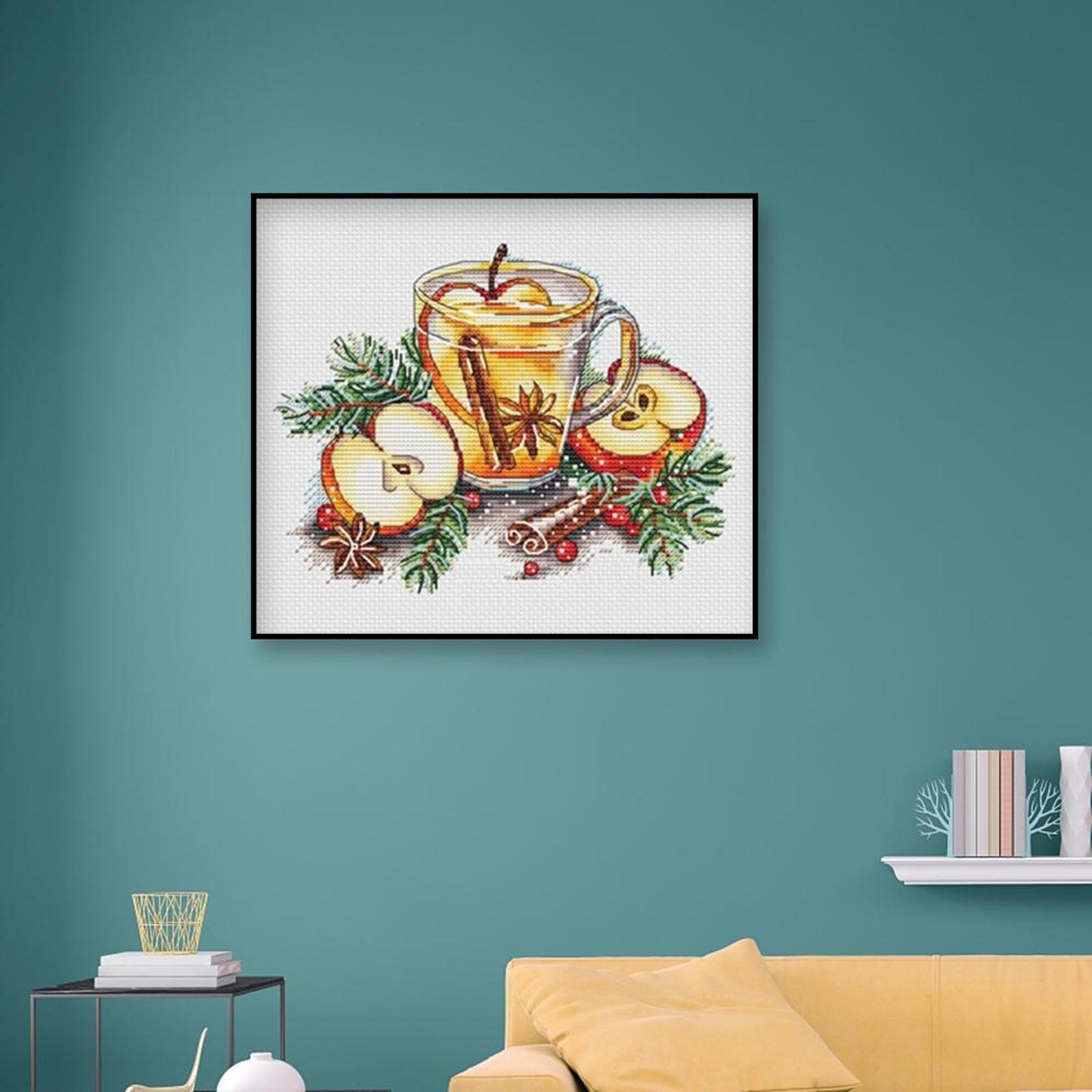Kitchen Wares - Full 11CT Stamped Cross Stitch 25x21CM - Yishu