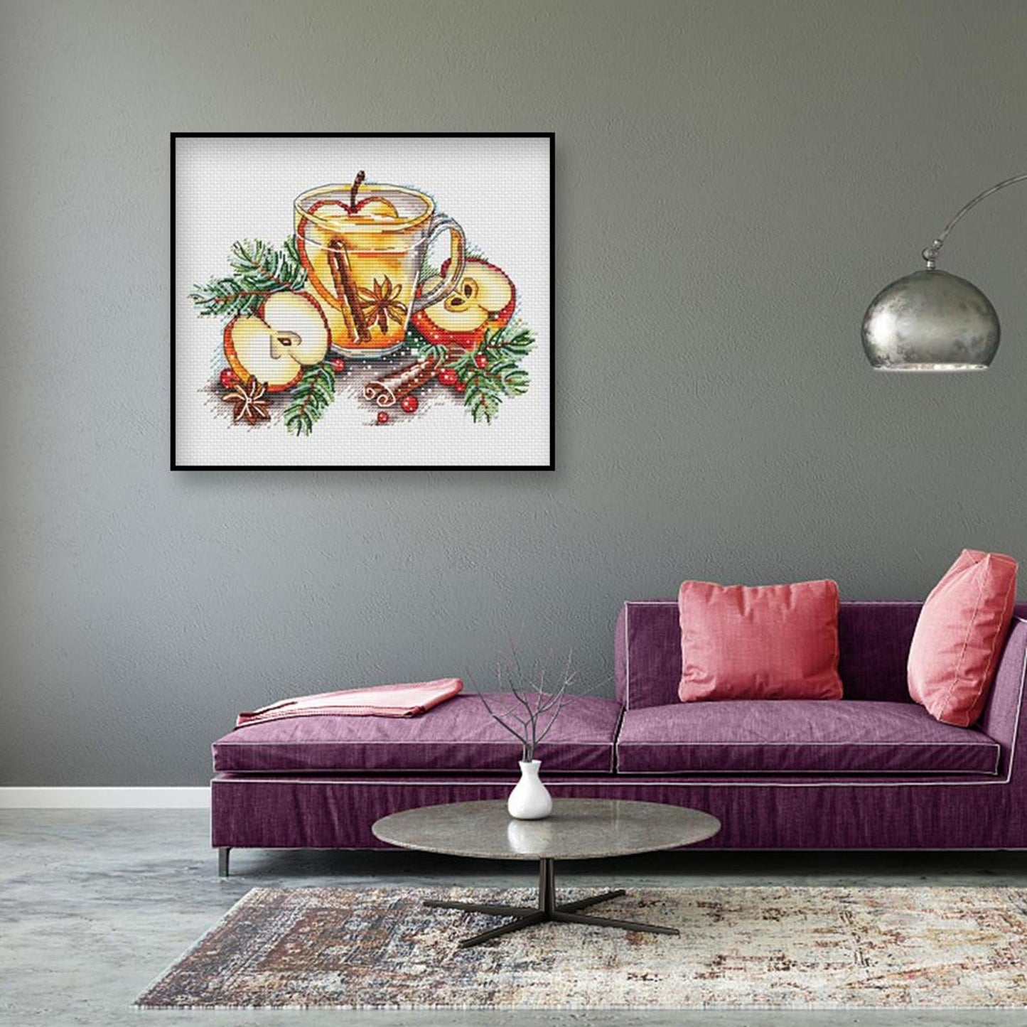 Kitchen Wares - Full 11CT Stamped Cross Stitch 25x21CM - Yishu